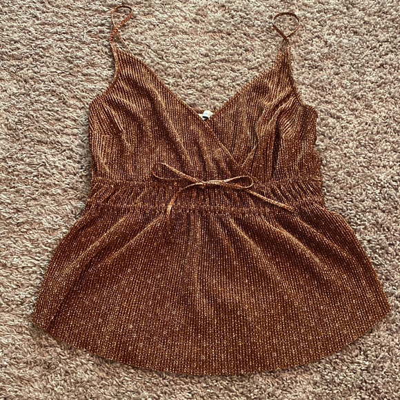 Abercrombie spaghetti strap surplice top - Picture 1 of 1
